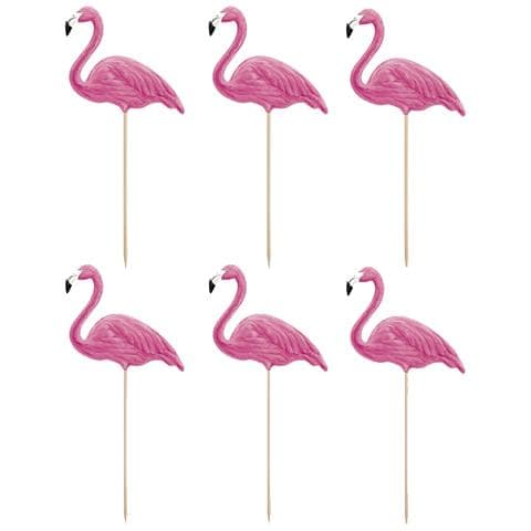 6 Pics Fenicotteri Rosa Taglia Unica - Foto 1