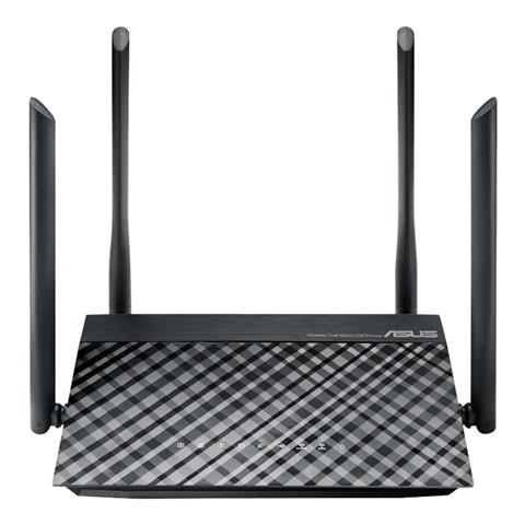 Router Wireless RT-AC1200 Dual Band 1200 AC Interfacce 1 x RJ45 10/100 BaseT WAN / 4 x RJ45 10/100 BaseT LAN / 1 x USB 2.0 Colore Nero  - Foto 2