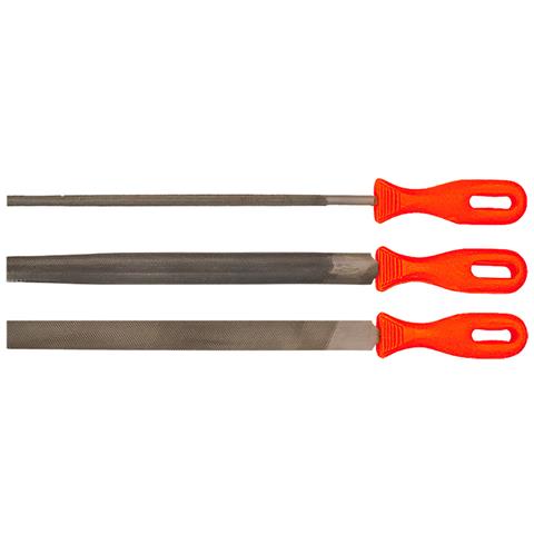 Set 3 Lime Per Ferro Rettangolare Tonda Mezzatonda Assortimento Hobby - Foto 4