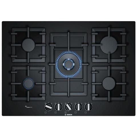 Piano Cottura S040807 a Gas 5 Fuochi Gas da 75 cm Colore Nero - Foto 7