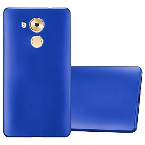 Custodia Compatibile Con Huawei Mate 8 In Blu Metallico - Coperchio Protettivo In Silicone Tpu Flessibile - Foto 1