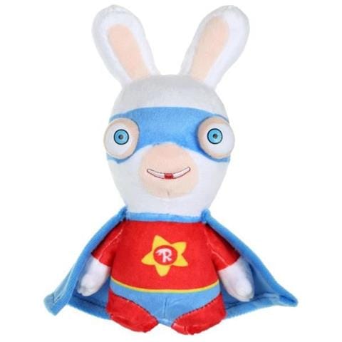 Coniglio Cretine Suono Rosso Peluche Super Hero - 18 Cm - Foto 1