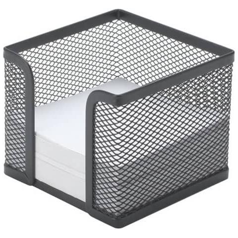 Portamemo In Metallo 9,5x8,0x9,5 Cm Nero Kf00878 - Foto 1
