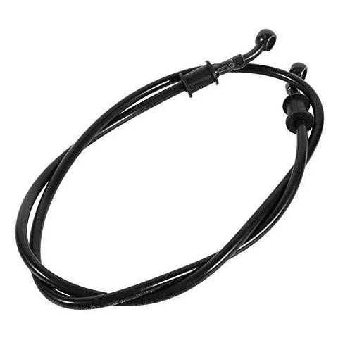 50 Centimetri - 200 Centimetri Freni Oil Gas Pipe Line Motocicletta Intrecciato In Acciaio Frizione Del Freno Di Olio Tubi Pipe Line Colorato Del Motociclo Del Pozzo Della Bici Della Sporcizia Di Enduro Motocross Strada Biciclette (500 Millimetri-nero) - Foto 3