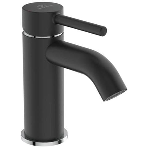 Miscelatore Lavabo Monocomando Con Colino In Metallo - Kolva - Nero - Foto 1