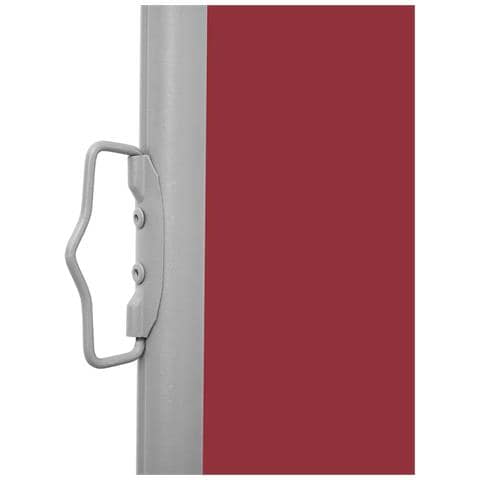 Tenda Laterale Retrattile per Patio 140x600 cm Rossa - Foto 2