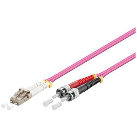 FIB412010-4 10m LC / UPC ST / UPC Viola cavo a fibre ottiche - Foto 1