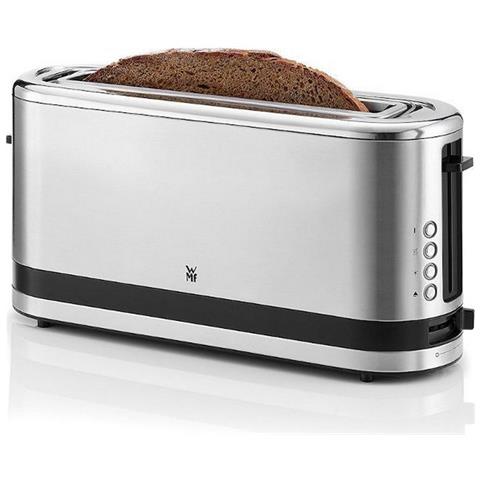 Tostapane a Fessura Lunga con Capacità 2 Fette Potenza 900 W Colore Inox - Foto 2