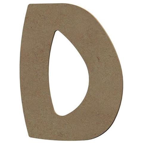 Lettera Maiuscola D In Legno Mdf Per La Decorazione - 15 Cm - Foto 1
