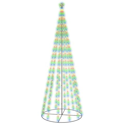 Albero Di Natale A Cono Colorato 732 Led 160x500 Cm - Foto 1