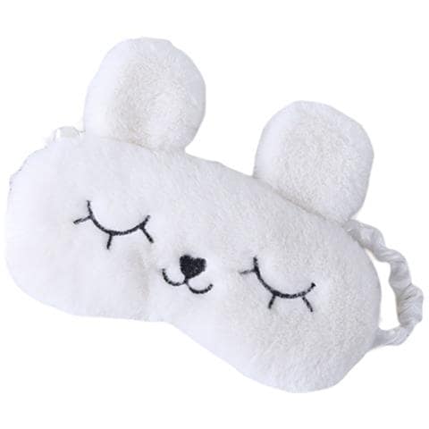 Morbida Maschera Per Dormire Bianco - Foto 1