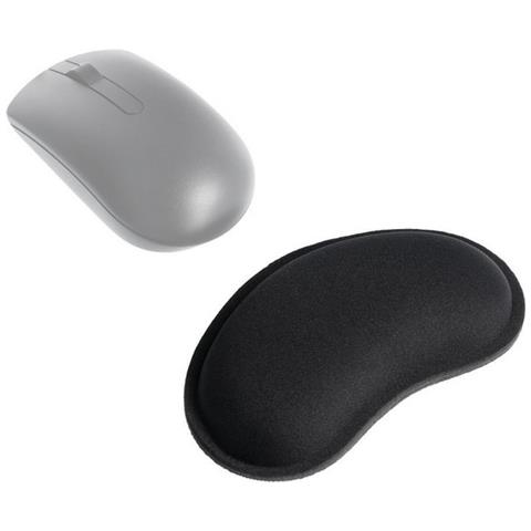 Poggia Polso Morbido Da Mouse Ergonomico Con Poggia Polso 130x78x25mm Black - Foto 4