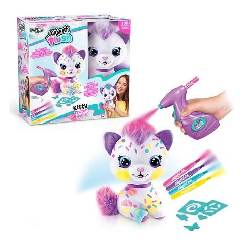 Peluche Giocattoli 20289584 Airbrush Plush Kitty - Foto 1