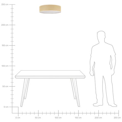 Plafoniera Magno Naturale - Foto 2