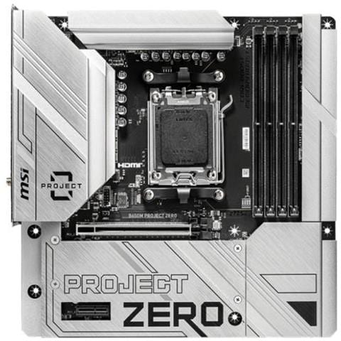 Scheda Madre B650M PROJECT ZERO Socket AM5 Chipset AMD B650 Micro ATX - Foto 1