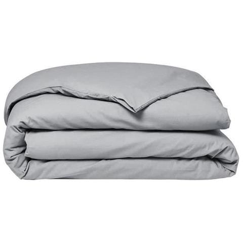 Copripiumino - 220 X 240 Cm Tinta Unita - Acciaio - Foto 1