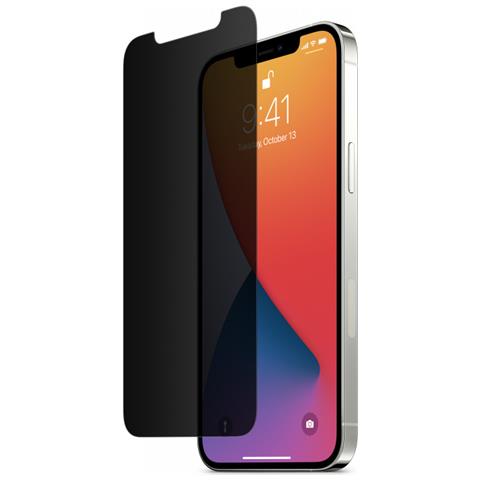 Salvadisplay Per Iphone 13 Mini Privacy Vetro Temperato Premium 2.5d, Nero Transparente - Foto 1
