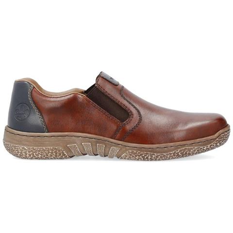 Fashion Sneakers Pelle Scarpe Uomo Marrone Eu 44, 03552-24 - Foto 2