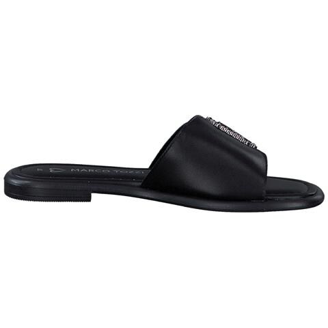 Indaki Slippers Ciabatte Pelle Scarpe Donna Nero Eu 37, 2-27124-42 001 - Foto 3