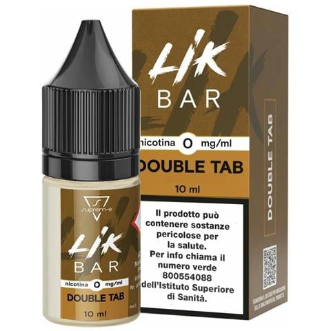 0mg - Lik Bar Tabacco - Double Tab 10ml By Liquido Per Sigaretta Elettronica - Foto 2