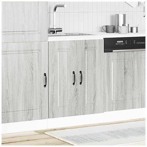 Mobile Base Lavello Kalmar Grigio Sonoma 60x46x81,5 Cm - Foto 3