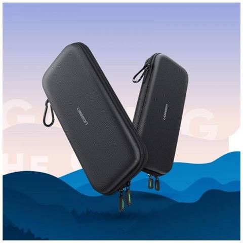 Ugreen 50974 Custodia Per Console Portatile Cover Nintendo Eva (acetato Del Vinile Dell'etilene), Oxford, Velluto Grigio - Foto 3