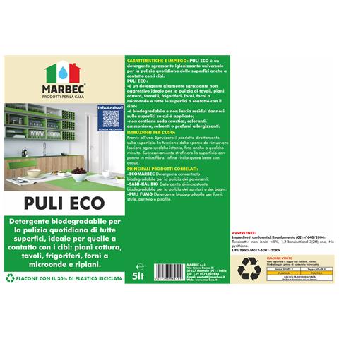 Puli Eco 5lt - Detergente Per Superfici A Contatto Con Gli Alimenti - Foto 2