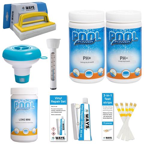 Piscina Fuori Terra - Rettangolo - 400x211x81 Cm - Blu - Include Accessori Coordinati Cb14 - Foto 7