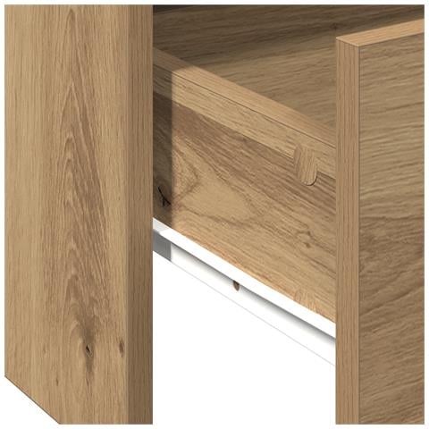 Tavolino da caffè  - Rovere artigianale - 102x55x43.5 cm - Realizzato in legno ingegnerizzato - Foto 9