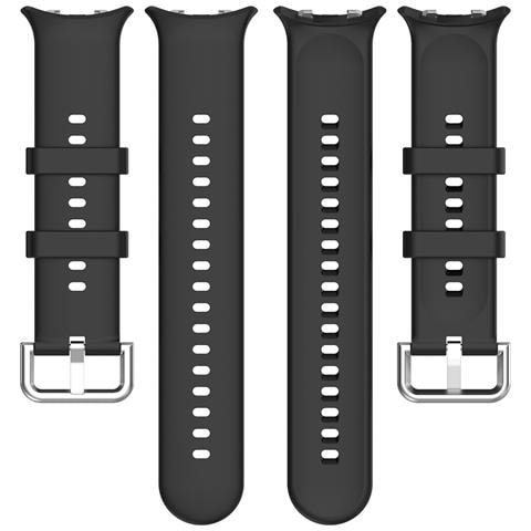 Cinturino In Silicone Bianco Per Honor Watch Fit (ivy-b39) - Edizione Active E Elegant Black - Foto 2