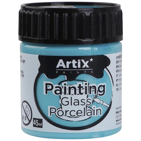 Pack Da 6 Uds. Vernici In Ceramica E Vetro 45 Ml Colore Blu Chiaro - Foto 2