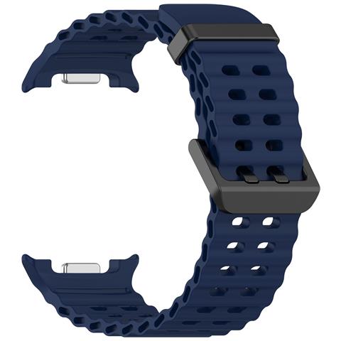 Cinturino Ocean Compatibile Con Samsung Watch8 E Watch8 Classic - Silicone Blue - Foto 1