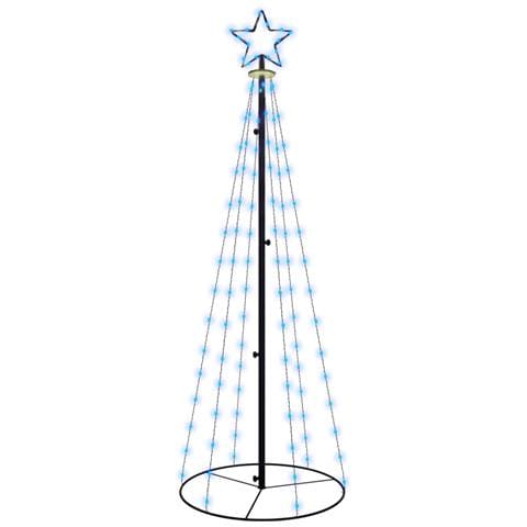 Lusso Casadino - Albero Di Natale A Cono Blu 108 Led 70x180 Cm - Foto 1