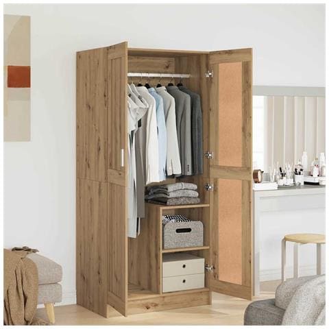Guardaroba artisian oak 82.5 x 51.5 x 180 cm Legno multistrato - Foto 2