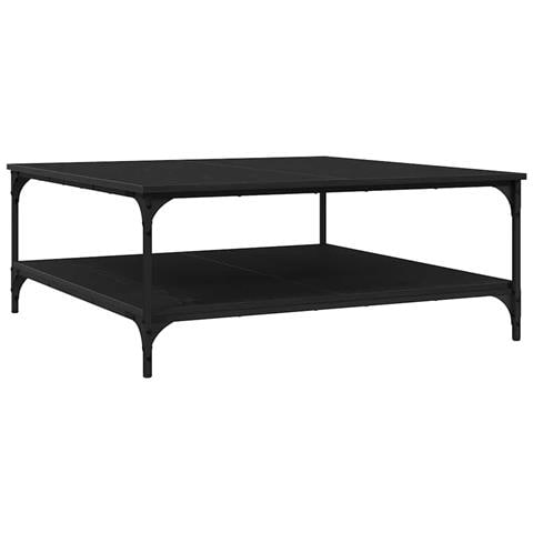 Tavolino da salotto Rovere nero 100 x 100 x 40 cm - Foto 1