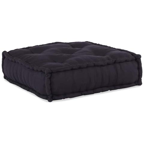 Cuscino 2 pcs Antracite 70 x 70 x 36 cm Poliestere - Foto 2