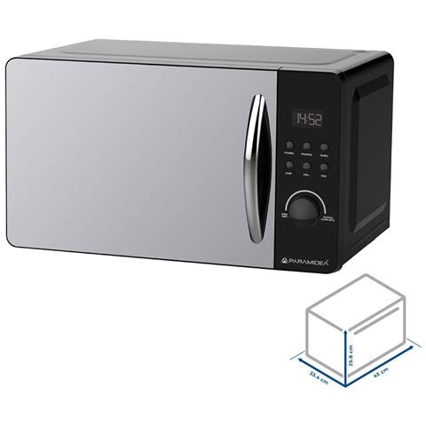 Forno A Microonde Digitale Con Porta A Specchio 20l Potenza 800w Colore Bianco Fom202w - Foto 2