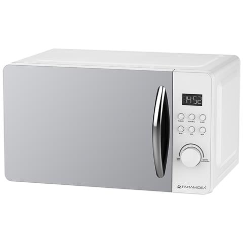 Forno A Microonde Digitale Con Porta A Specchio 20l Potenza 800w Colore Bianco Fom202w - Foto 1
