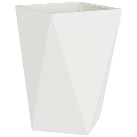 Fioriera Bianco 50 x 50 x 75 cm Acciaio - Foto 1