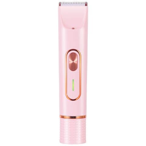 Rasoi Elettrico 2-in-1 A Doppia Testina E Rifinitore Bikini Per Donna - Portatile E Ricaricabile Pink - Foto 2