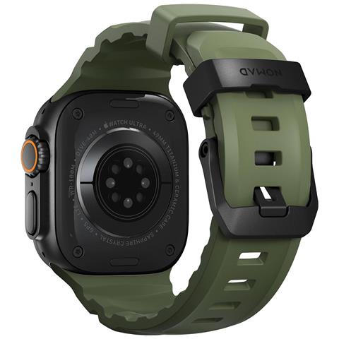 Bracciale Sportivo Impermeabile Da 49 Mm Per Apple Watch Modello Rocky Point, Verde Foresta - Foto 1
