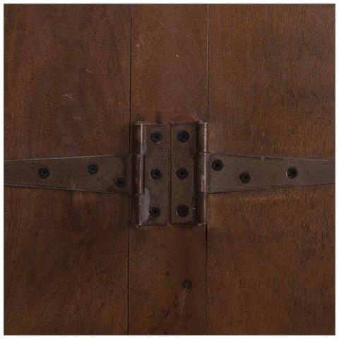 Tavolino Cassasgabello In Legno Marrone 76x76x45h - Foto 8