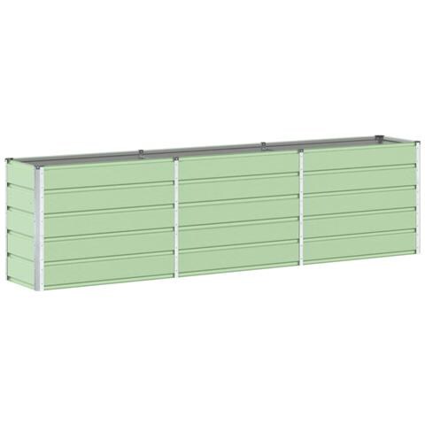 Fioriera Verde Pastello 480 x 50 x 45 cm Acciaio zincato - Foto 1