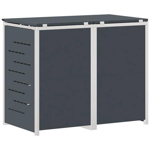Stoccaggio contenitore a ruote Antracite 138 x 77,5 x 112,5 cm - Foto 9