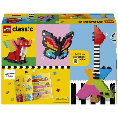 Classic 11045 Mattoncini Colorati Creativi, Giocattolo per la Motricità Fine con Animali, Dinosauri e Veicoli, Regalo 5+ - Foto 17