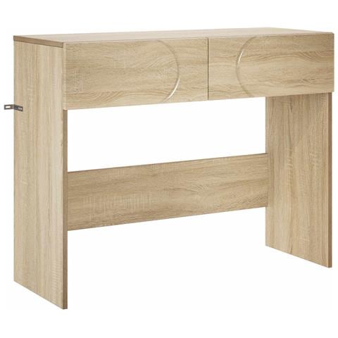 Consolle Rovere Sonoma 96,5 x 38 x 75 cm Legno multistrato - Foto 1