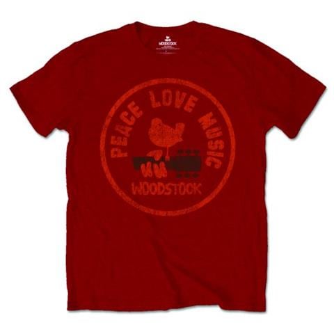 Woodstock - Love Peace Music (T-Shirt Unisex Tg. S) - Foto 1