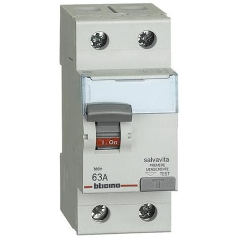 G723ac63 - Btdin - Interruttore Differenziale Puro Ac 2p 63a 30ma - Foto 1