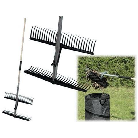 Rastrello Raccoglitore 28x2 Denti Con Manico - Foto 1