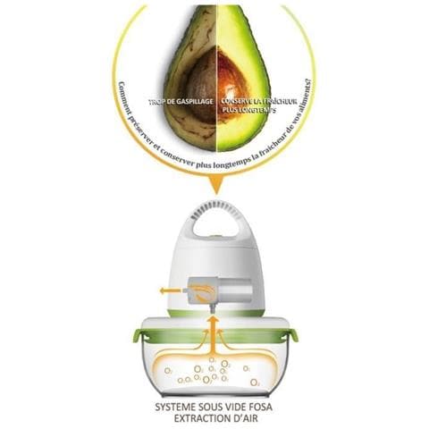 Starter Kit Per La Messa Sotto Vuoto, La Conservazione E La Preparazione Culinaria, 1 contenente 600 ml E 1 contenente 1350 ml - Foto 2